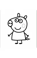 Peppa Pig kleurplaat 48